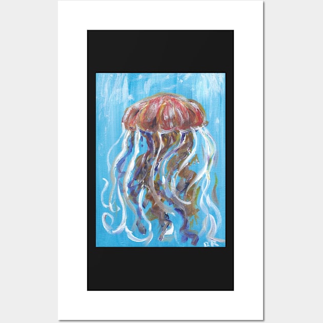 Jellyfish Wall Art by DebTheZeb